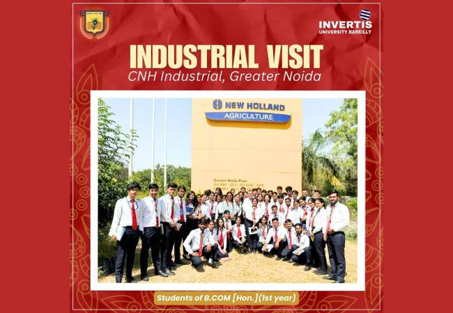 Industrial Visit To Cnh Industrial, Greater Noida (U.p.) Organised By B.com Department On 30th April 2024