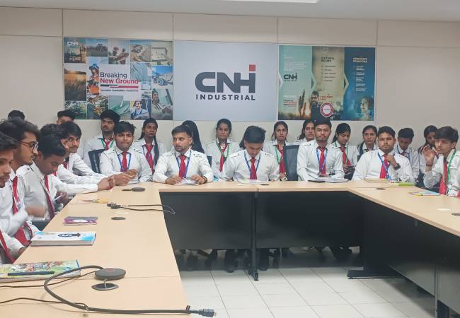 Industrial Visit To Cnh Industrial, Greater Noida (U.p.) Organised By B.com Department On 30th April 2024